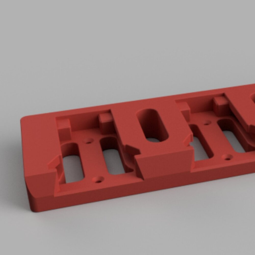 Milwaukee quad battery mount